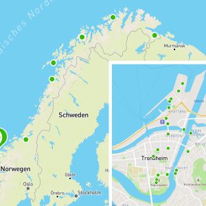 Stadtrundgänge bei Postschiffreisen (Norwegen)